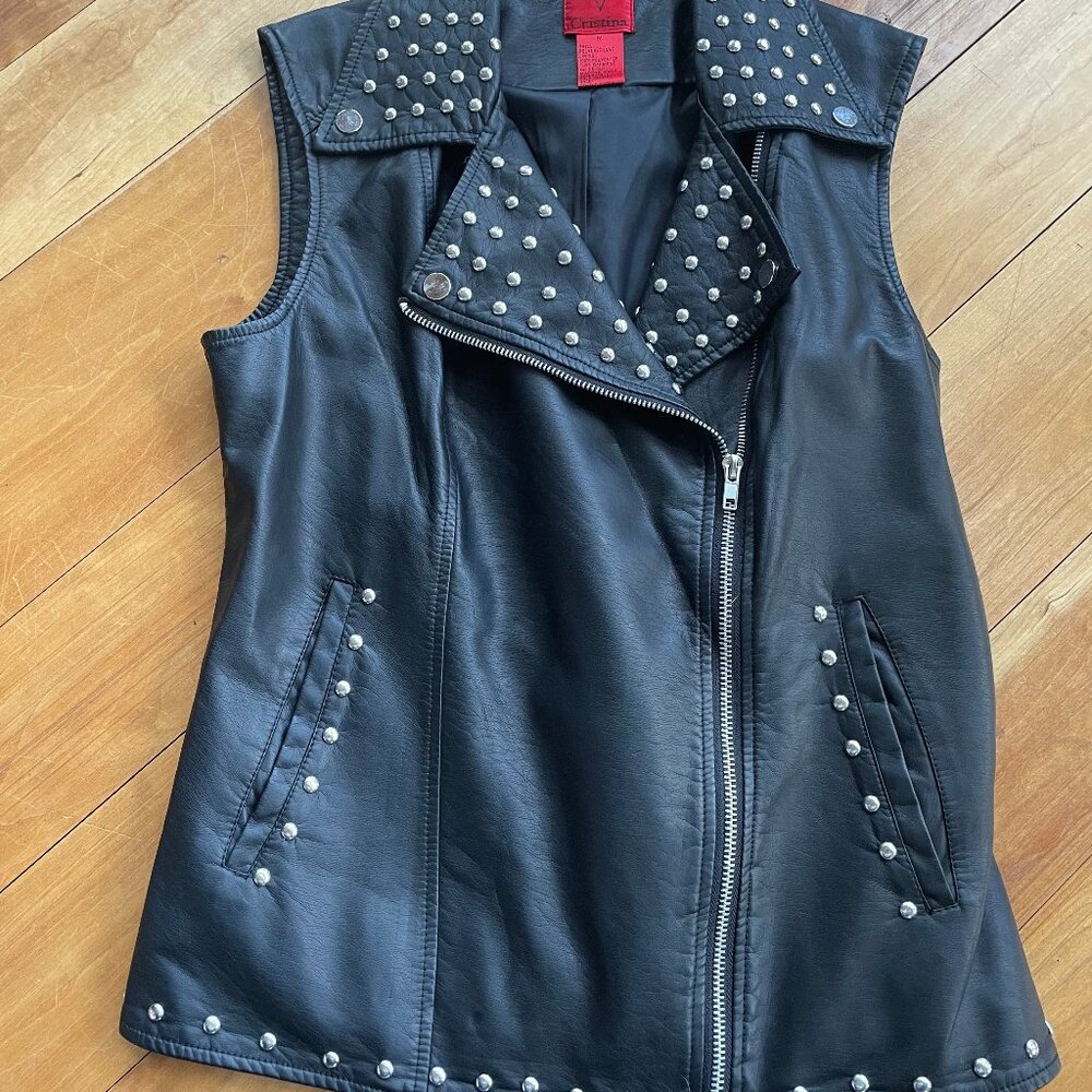 Vegan Studded Vest